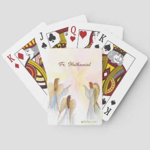 Baraja De Cartas Los ángeles religiosos personalizados
