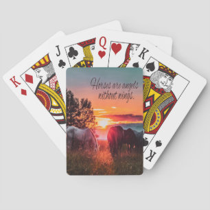 Baraja De Cartas Los caballos son ángeles sin alas