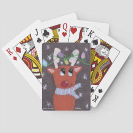 Baraja De Cartas Los Cuernecillos Brillantes de Rudolph - KidsArt p