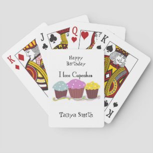 Baraja De Cartas Los cupcakes me hacen feliz