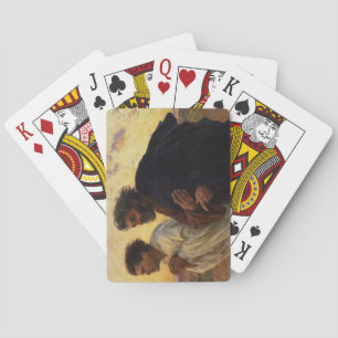 Baraja De Cartas Los discípulos Peter y John Running