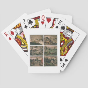 Baraja De Cartas Los doce meses del año: Enero, febrero,