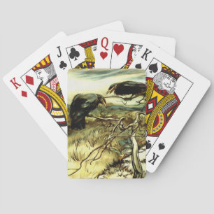 Baraja De Cartas Los dos cuervos o dos corbos hacen un mané