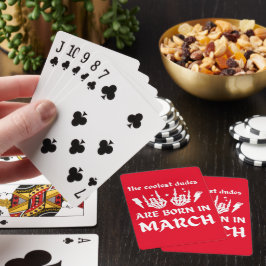 Baraja De Cartas LOS DUDOS MÁS COLOR NACEN EN EL cumpleaños DE MARZ
