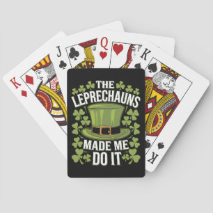 Baraja De Cartas Los duendes me hicieron hacerlo día de San Patrici