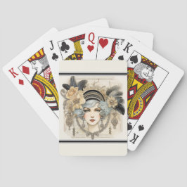 Baraja De Cartas Los felices veinte bailarinas de flapper