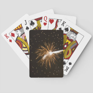 Baraja De Cartas Los fuegos artificiales exhiben en el río Savannah