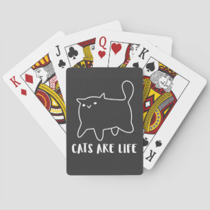 BARAJA DE CARTAS LOS GATOS SON TARJETAS DE JUEGO DE VIDA