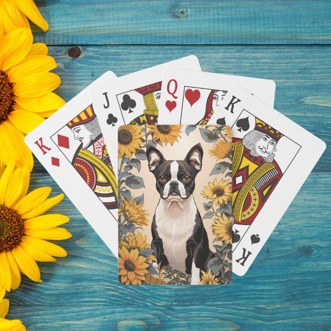 Baraja De Cartas Los girasoles amarillos del territorio de Boston (Subido por el creador)