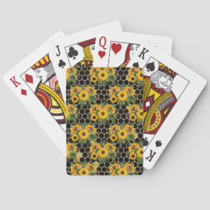 Baraja De Cartas Los girasoles se vuelven naturalmente hacia la luz
