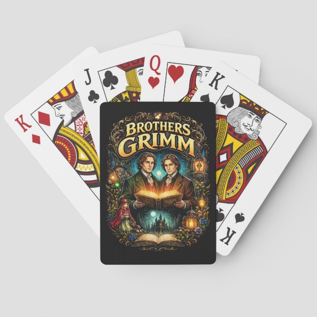 Baraja De Cartas Los hermanos Grimm (Reverso)