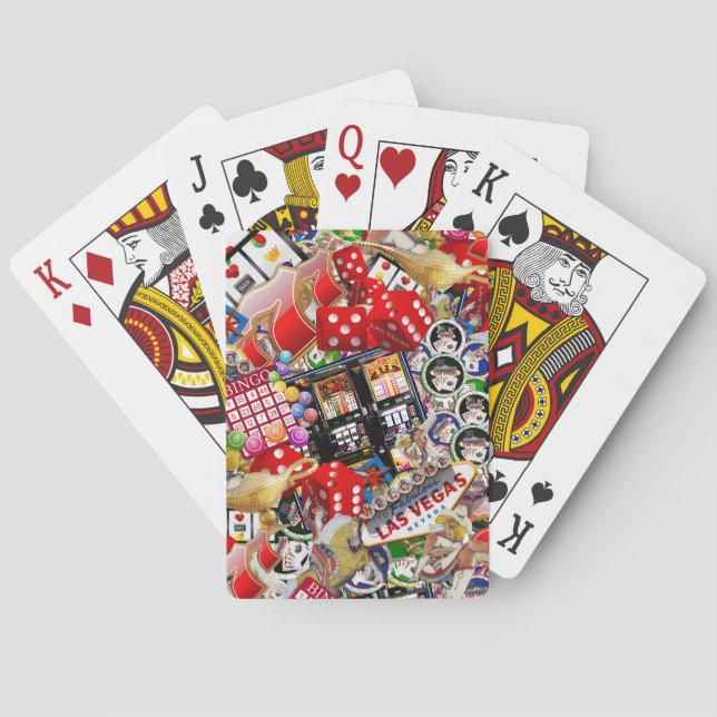 Baraja De Cartas Los juegos de azar de Las Vegas (Reverso)