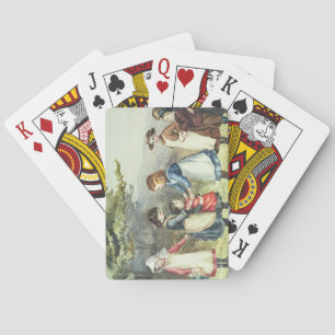 Baraja De Cartas Los juegos de los niños, c.1880 (w/c en el papel)