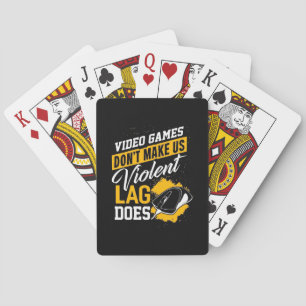 Baraja De Cartas Los juegos de video no hacen que Gamer Lag lo haga