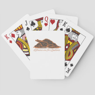 Baraja De Cartas Los Leftovers son para Quitters Turkey Graphic Cla