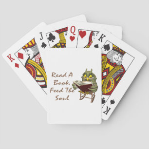Baraja De Cartas Los Libros Alimentan A La Lechuza Sabia Del Alma