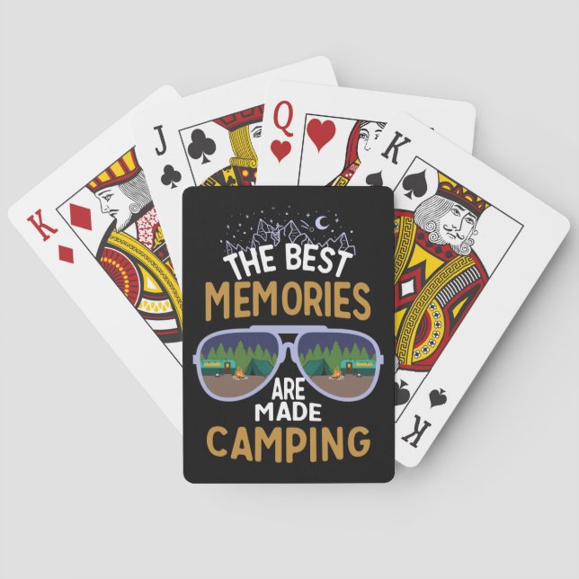 Baraja De Cartas Los Mejores Recuerdos Se Hacen Camping (Reverso)