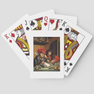 Baraja De Cartas Los prestamistas monetarios (petróleo en tablero d