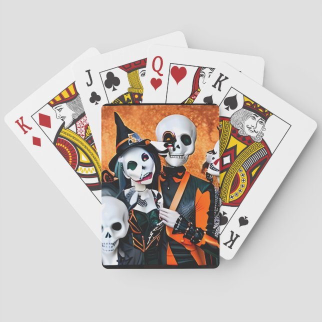 Baraja De Cartas Los que se resisten a Halloween (Reverso)
