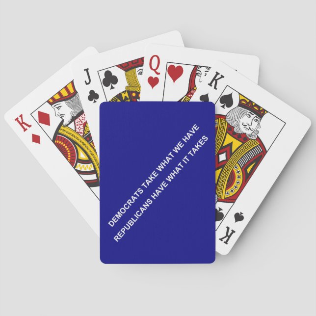Baraja De Cartas Los republicanos tienen lo que se necesita (Reverso)
