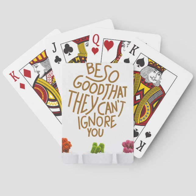 Baraja De Cartas Los Sucultores Son Tan Buenos Que (Reverso)