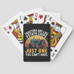 Baraja De Cartas Los tractores son como papas fritas