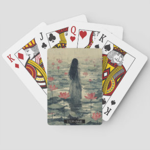 Baraja De Cartas Loto Melancólico Niebla Acuarela (1)