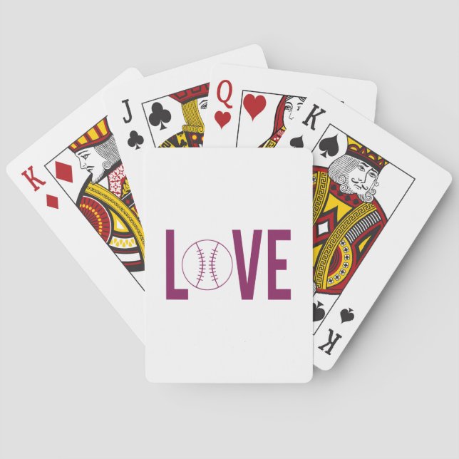 Baraja De Cartas Love Baseball Playing Cards (Reverso)