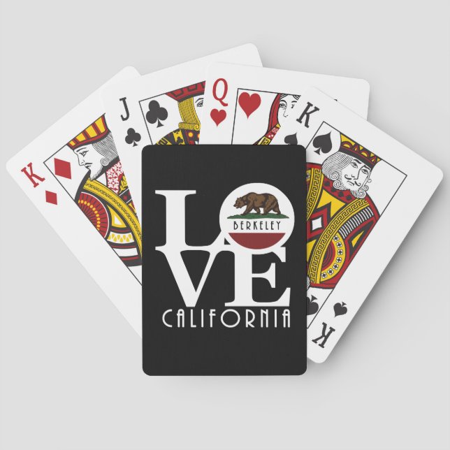 Baraja De Cartas LOVE Berkeley California (Reverso)