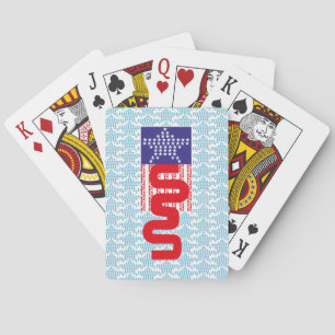 BARAJA DE CARTAS LOVE EXPERIMENTAL USA FLAG STARS BY MASANSER