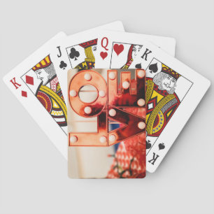 Baraja De Cartas LOVE (Gran letra roja)