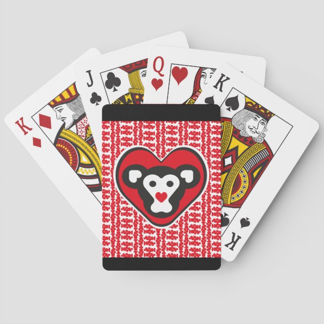Baraja De Cartas LOVE MONKEY LOVE SPECIAL by Masanser (Reverso)