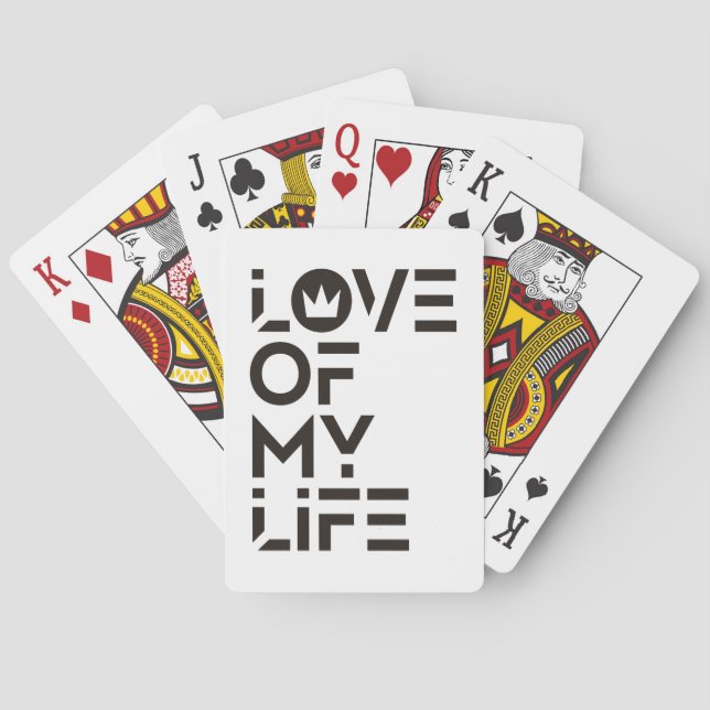 Baraja De Cartas Love of My Life (Reverso)