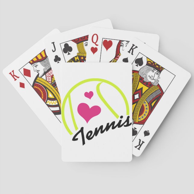 Baraja De Cartas Love Tennis (Reverso)