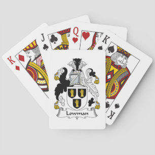 Baraja De Cartas Lowman Family Crest
