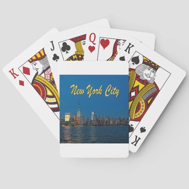 Baraja De Cartas Luces de Nueva York (Reverso)