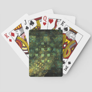 Baraja De Cartas Luces en la ciudad Resumen arte