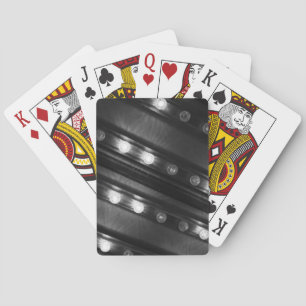 Baraja De Cartas Luces Twinkle en blanco y negro