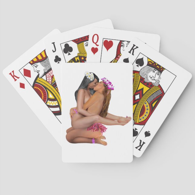 BARAJA DE CARTAS LUCHA DE BESOS (Reverso)