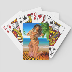 Baraja De Cartas Luchadoras de la selva Foxy