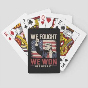 Baraja De Cartas Luchamos Ganamos Supéralo Trump 47º Presidente
