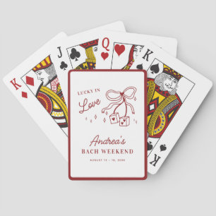 Baraja De Cartas Lucky in Love Casino de Vegas Lazo de Soltera