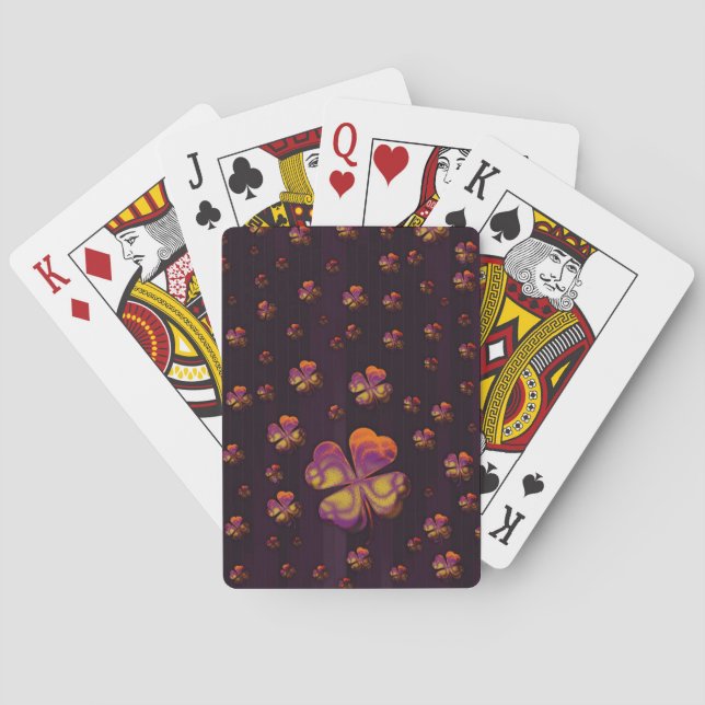 Baraja De Cartas Lucky Shamrock | Celebrar (Reverso)
