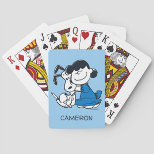 Baraja De Cartas Lucy Hugging Snoopy Playing Cards