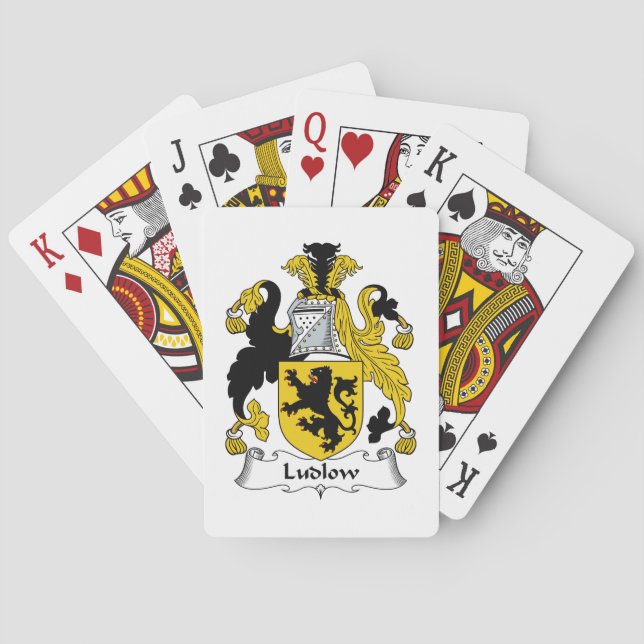 Baraja De Cartas Ludlow Family Crest (Reverso)