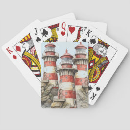 Baraja De Cartas Lughthouse Ocean Scene