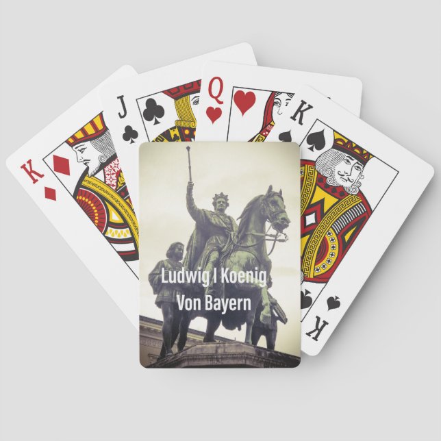 Baraja De Cartas Luis I Koenig Von Baviera (Reverso)