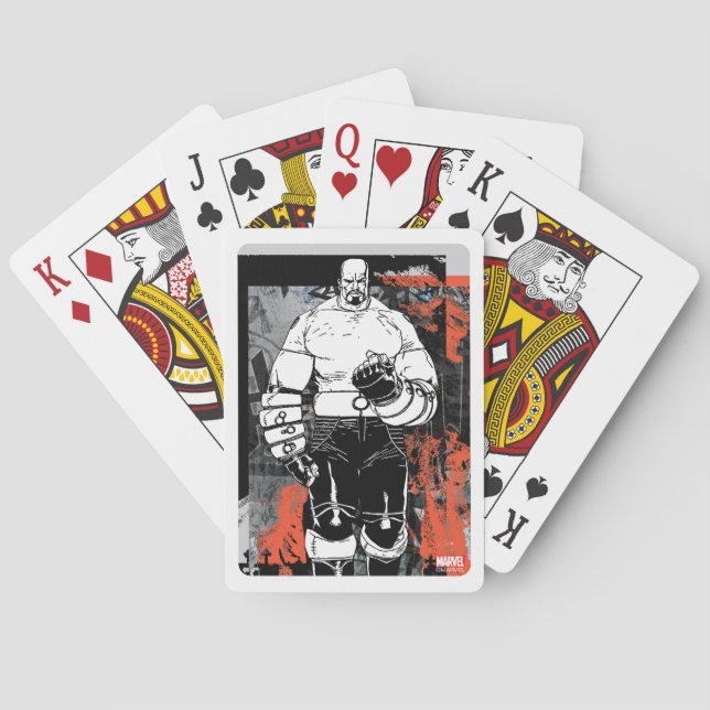 Baraja De Cartas Luke Cage Sketch (Reverso)