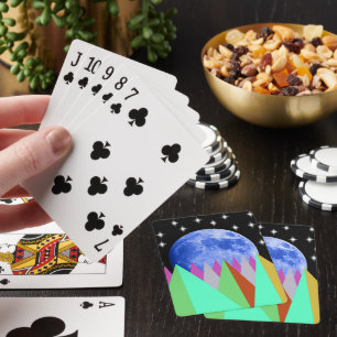 Baraja De Cartas Luna Azul