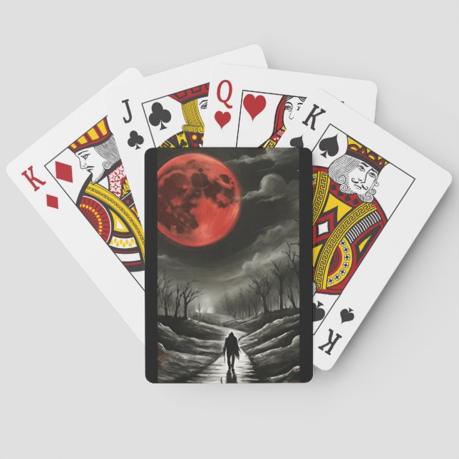 Baraja De Cartas Luna de sangre (Reverso)